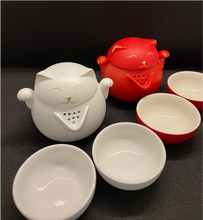 Load image into Gallery viewer, Tea Set (Prosperity Cat)