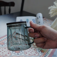 Load image into Gallery viewer, Borosilicate Glass Infuser Mug (500ml)
