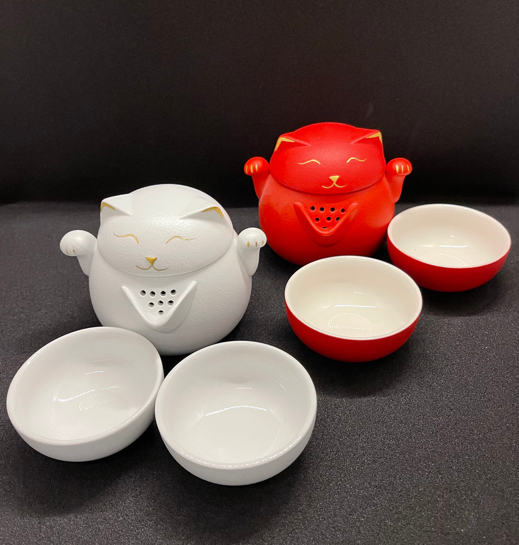 Tea Set (Prosperity Cat)