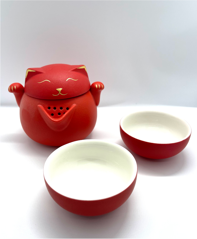 Tea Set (Prosperity Cat)